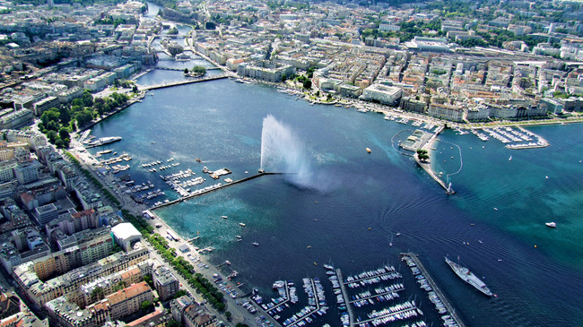 le città della svizzera in treno