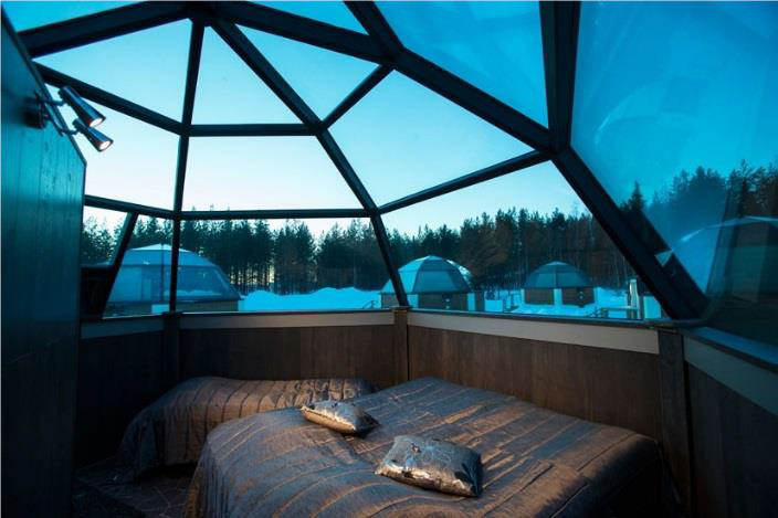 igloo di vetro