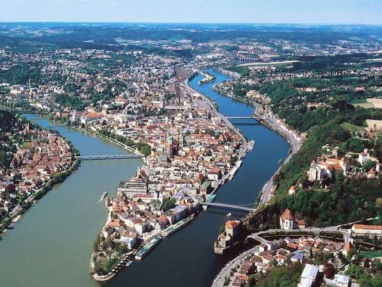 in bicicletta lungo il Danubio