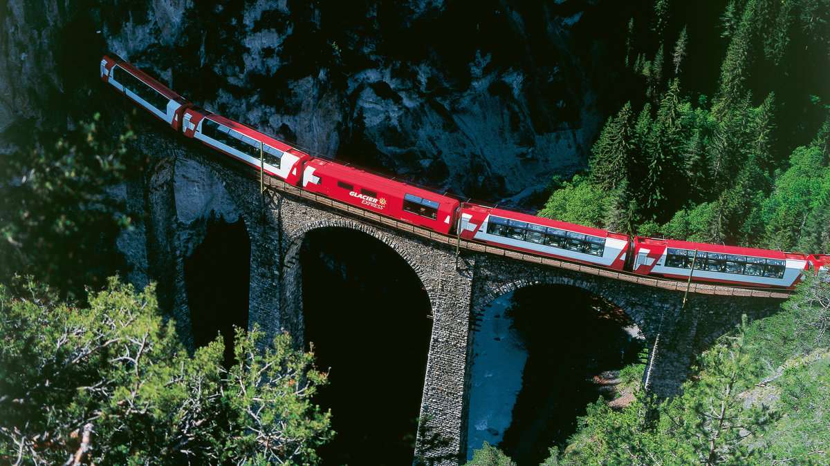 Glacier express in svizzera