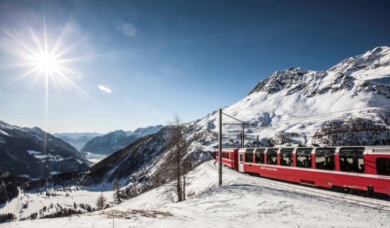 immacolata a bordo del bernina express